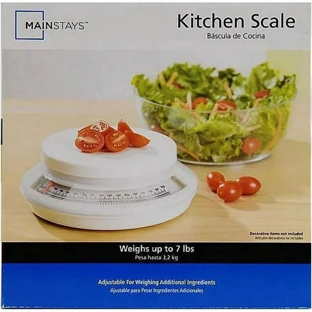 New Kitchen 7 lb Scale in with Large Capacity Bowl and Dishwasher Safe Cover